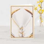  Dinner At Eight © カード (黄色い花)