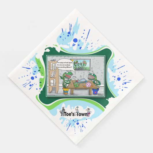 Dinner At The Flytraps | Birthday Dinner Napkin (コーナー)