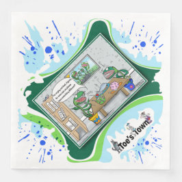 Dinner At The Flytraps | Birthday Dinner Napkin