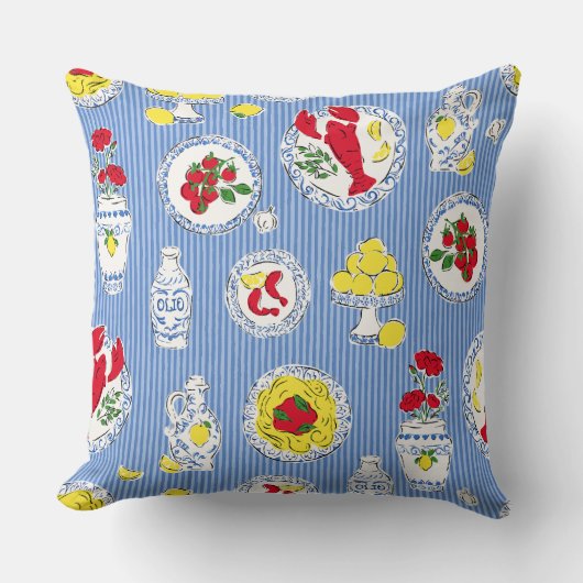 Dinner on the Amalfi Coast クッション (正面)