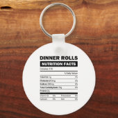 Dinner Rolls Nutrition Facts Family Matching Chris キーホルダー (正面)
