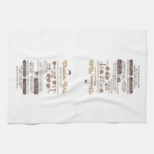 Dinner Rolls Recipe Kitchen Towel – Warm キッチンタオル (横)