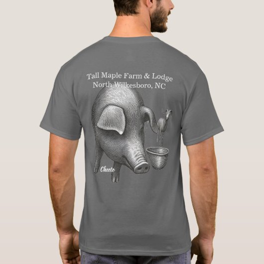 Dinner time Cheeto Tシャツ (裏面)