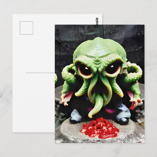 Dinner with Cthulhu ポストカード (正面/裏面)