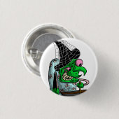 Dinnerladyの魔法使い 缶バッジ (正面&裏面)