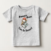 Dinner's Over. Time for Dessert ベビーTシャツ (正面)
