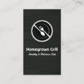 Dinnerwareロゴ |レストラン 名刺 (正面)