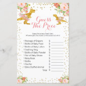 Dinoガールピンク金ゴールド価格ゲームを推測 (正面)