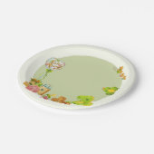 Dinoキッズ誕生日パーティー ペーパープレート (アングル)