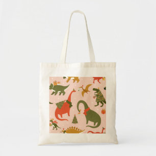 Dinoクリスマスパーティー:ツリーレックス トートバッグ
