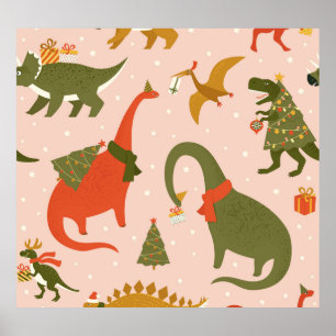 Dinoクリスマスパーティー：ツリーレックス ポスター