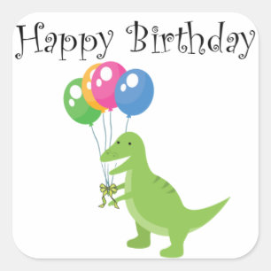 Dinoバルーンシール スクエアシール