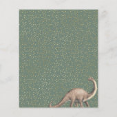 Dinoパーティーストンプチョンプ笑い声の赤ちゃんシャワービンゴゲーム (裏面)