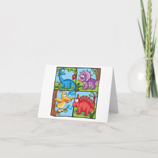 Dinoフレンズカ空白のード カード (正面)