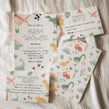 Dino恐竜の小さなDinoの方法で赤ちゃんシャワー