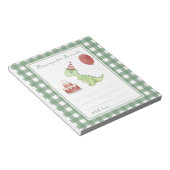 Dino誕生日タイムカプセルメッセージ ノートパッド (アングル)