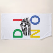 DINO -ビーチタオル ビーチタオル (正面)