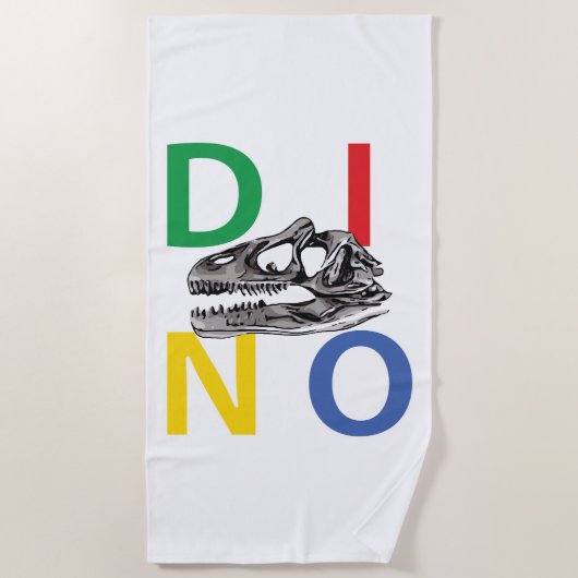 DINO -ビーチタオル ビーチタオル (正面)