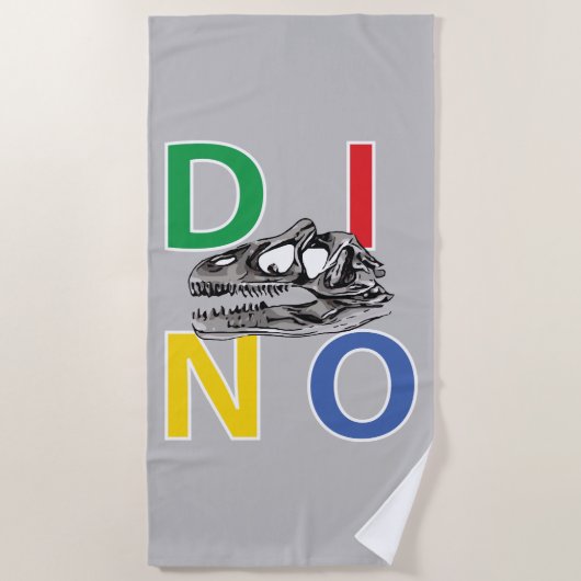 DINO -ビーチタオル ビーチタオル (正面)