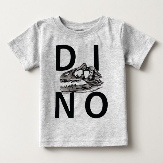 DINO -ベビー素晴らしジャージーTシャツ ベビーTシャツ (正面)