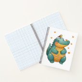 Dino and Little Bird Friends ノートブック (内部)