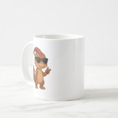 Dino‑Becher für gute Laune "Kammli „Cool“  コーヒーマグカップ (正面左)