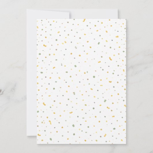 Dino Birthday Three-Rex Boy Invitation 招待状 (裏面)