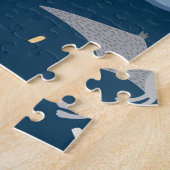 Dino Delight：誕生日パーティーおもしろい ジグソーパズル (側面)