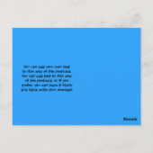 Dino Dinosaur Prehistoric Birthday Thank You ポストカード (裏面)