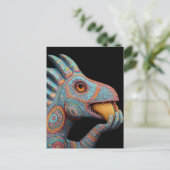 Dino eating Taco ポストカード (スタンド正面)