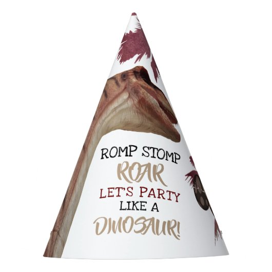 Dino Eggs, Children's Dinosaude Party パーティーハット (正面)