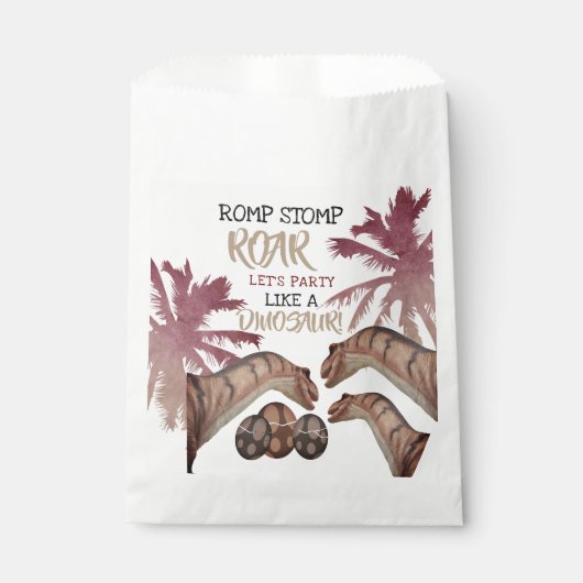 Dino Eggs, Children's Dinosaude Party フェイバーバッグ (正面)