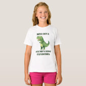 Dino Explorer Sister Dinosaur Birthday Party  Tシャツ (正面フル)
