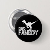 Dino Fanboy – 恐竜の恋人 缶バッジ (正面&裏面)