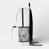 Dino Friends Backpack Print Cut Sew School Bag 10 プリントバックパック (右)