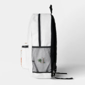 Dino Friends Backpack Print Cut Sew School Bag 1 プリントバックパック (右)