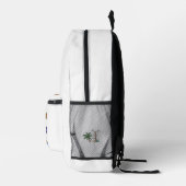 Dino Friends Backpack Print Cut Sew School Bag 5 プリントバックパック (右)
