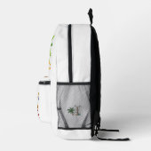 Dino Friends Backpack Print Cut Sew School Bag 7 プリントバックパック (右)