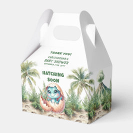 Dino Hatching Soon男の赤ちゃんThank You Box フェイバーボックス