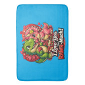 Dino Hearts Rawr Much Valentine,Couple Anniversary バスマット (正面縦)