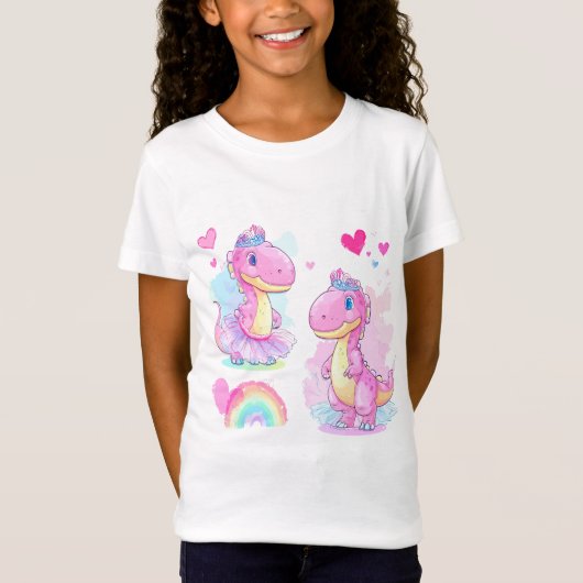 Dino Kid：先史時代の探検家 Tシャツ (正面)