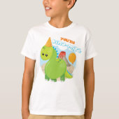 DINO Kids' Hanes TAGLESS® Tシャツ (正面)