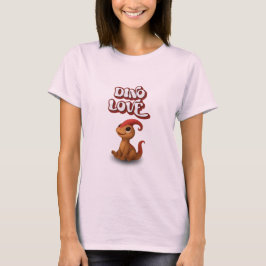 Dino Love – Kammli Looks Up Tシャツ