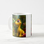 Dino Love Romantic Moment コーヒーマグカップ (正面左)