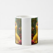 Dino Love Romantic Moment コーヒーマグカップ (中央)