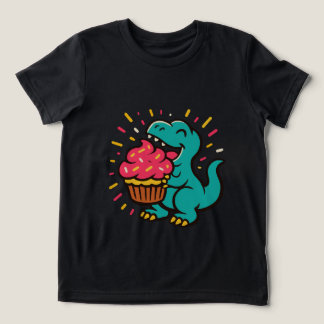 Dino Loves Cupcakes  トライブレンドＴシャツ