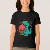 Dino Loves Cupcakes  トライブレンドＴシャツ (正面)