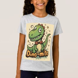 Dino Mate Tシャツfor Girls -おもしろいと可愛い Tシャツ