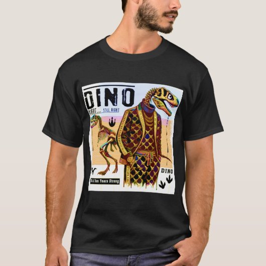 Dino May Tシャツ – 恐竜グラフィックおもしろいティー (正面)