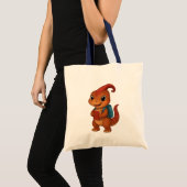 Dino mit Rucksack – Schulstart Tote Bag トートバッグ (正面(商品))